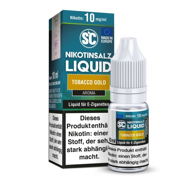 SC Nikotinsalz Liquid - 10 mg - Tobacco Gold