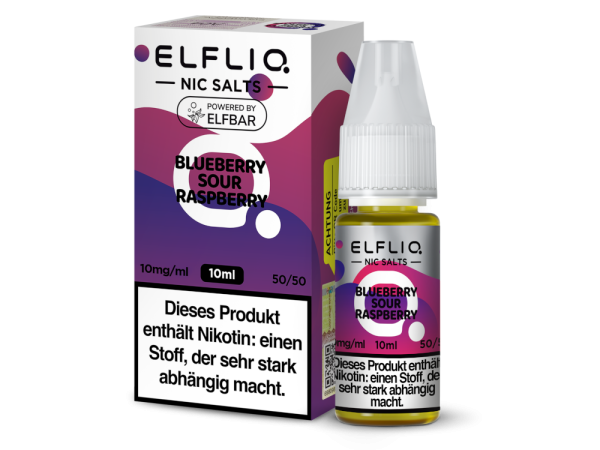 Elf Bar - ElfLiq 10ml - 10mg - Blueberry Sour Raspberry