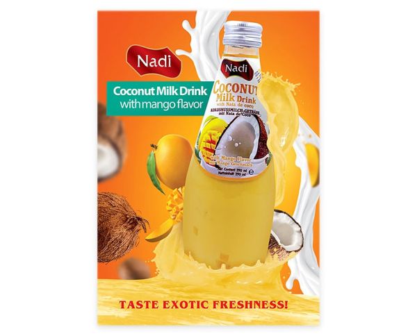 Nadi - Kokosnussmilch mit Mango-Geschmack 290 ml