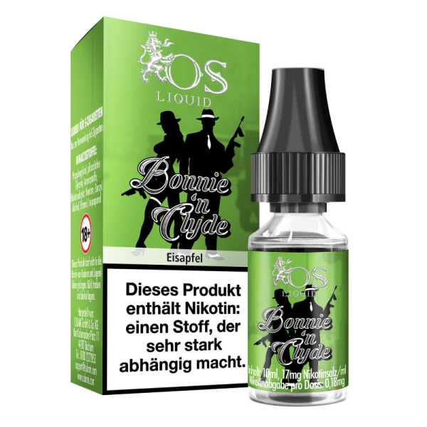 OS - E-Liquid 10ml - 17mg - Bonnie & Clyde