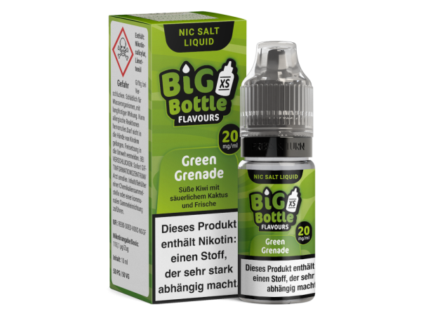 Big Bottle - 10ml - 20mg - Nikotinsalz Liquid - Green Grenade
