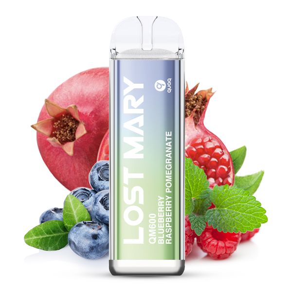 Elfbar Lost Mary QM600 E-Shisha 20mg - Blueberry Raspberry Pomegranate