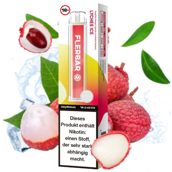 Flerbar Einweg Vape 20mg - Lychee Ice