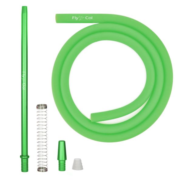 FlyCol Basic Shisha Schlauch Set - Grün