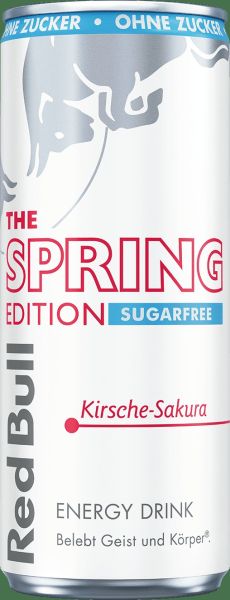 Red Bull Spring Edition Kirsche-Sakura Zuckerfrei 250 ml