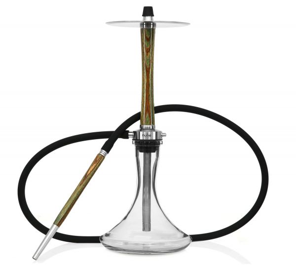 Nube Unique Hookah | Zebrano Green Shisha