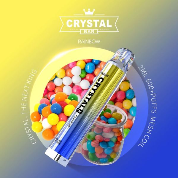 SKE Crystal Bar Einweg E-Zigarette 20mg - Rainbow