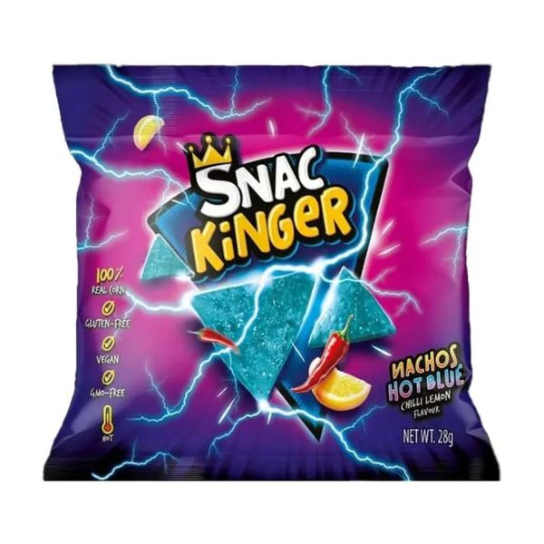 SnacKinger Nacho-Chips Hot Blue 28g