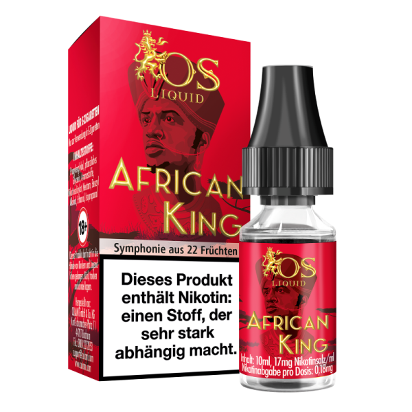OS - E-Liquid 10ml - 17mg - African King