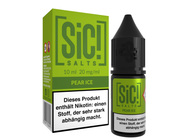 SiC! Salts 20mg Nikotinsalz Liquid 10ml - Pear Ice