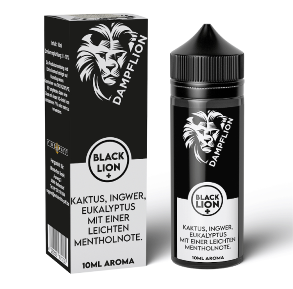 Dampflion Originals Black Lion Special Edition 10ml Aroma in 120ml Flasche