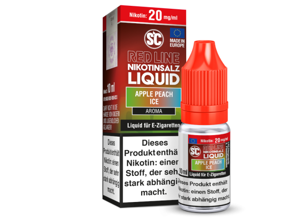 SC - Red Line - Apple Peach Ice - 20 mg - Nikotinsalz Liquid