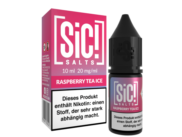 SiC! Salts 20mg Nikotinsalz Liquid 10ml - Raspberry Tea Ice