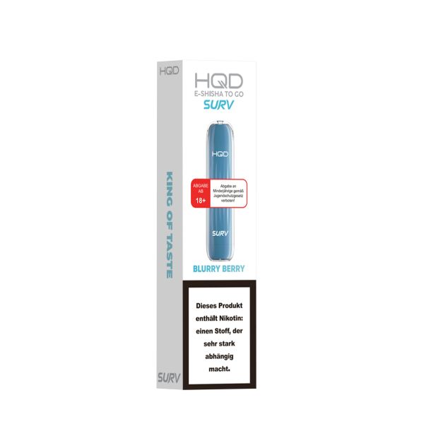HQD SURV 600 Einweg E-Shisha - Blue Razz / Blurry Berry
