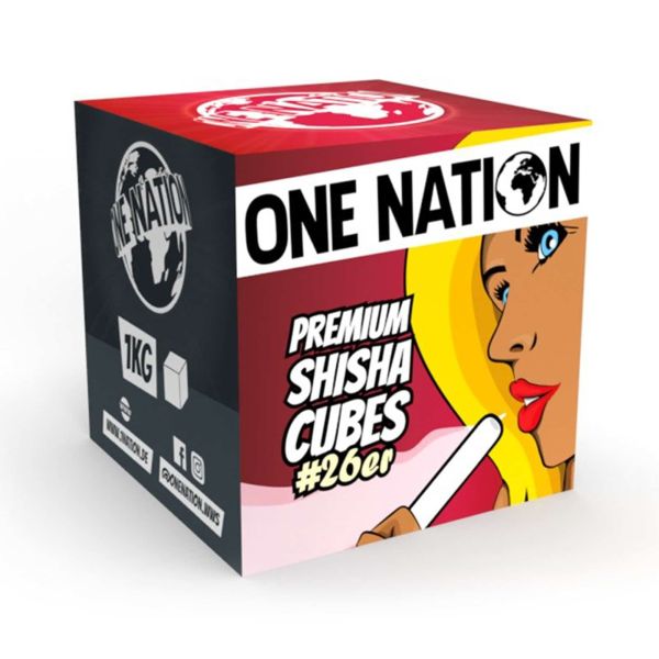 One Nation Premium Shisha #26 Naturkohle 1kg
