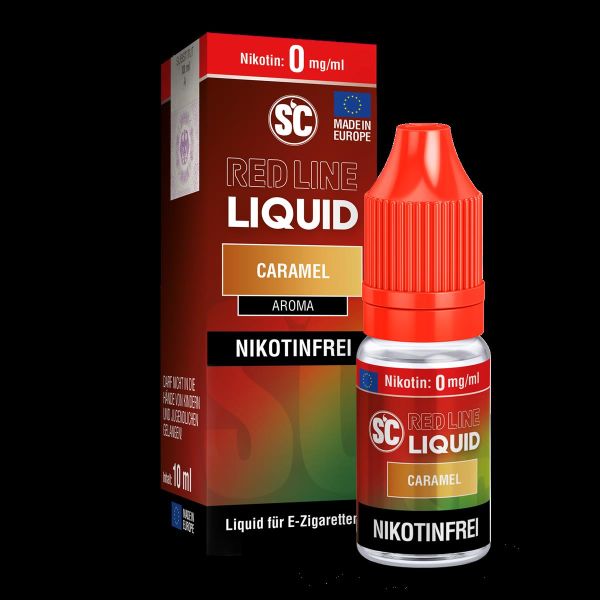 SC - Red Line - Caramel - 0 mg - Nikotinsalz Liquid