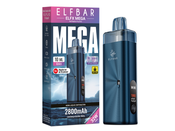Elfbar ELFX Mega Pod Kit 2800 mAh – Navy