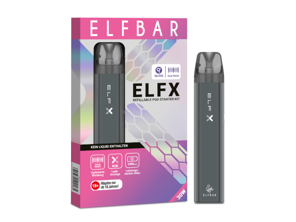 Elfbar Elfx - schwarz