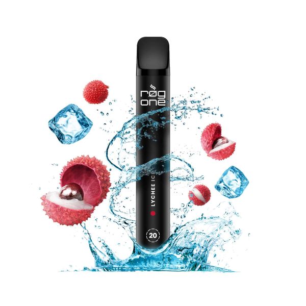 RØG ONE Einweg E-Zigarette 700 Züge 20mg - Lychee Ice