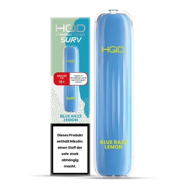 HQD SURV 600 Einweg E-Shisha - Blue Razz Lemon/Blurry Berry Lemon