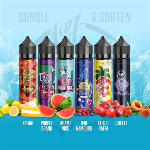 187 Strassenbande Nikotinfrei Liquid 50ml (Shortfill) Bundle