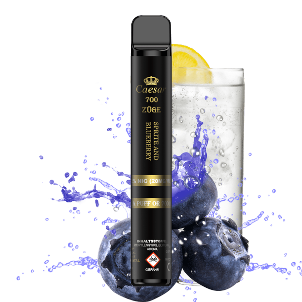Caesar Vape 700 Züge 20mg - SPRITE AND BLUEBERRY