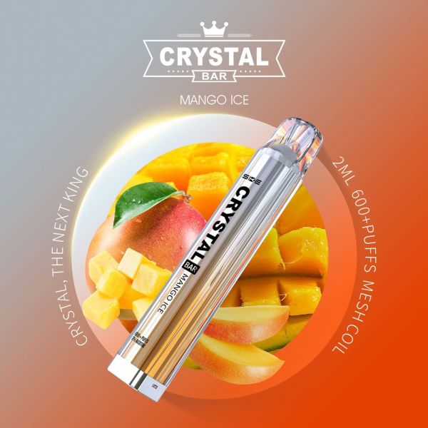 SKE Crystal Bar Einweg E-Zigarette 20mg - Mango Ice