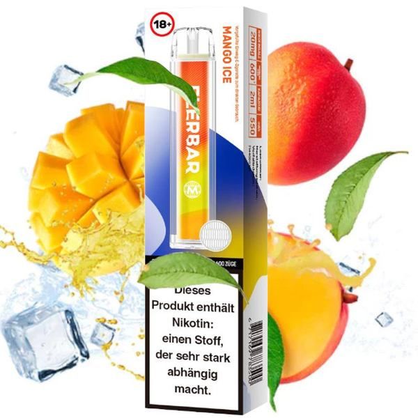 Flerbar Einweg Vape 20mg - Mango Ice