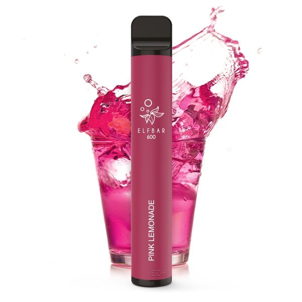Elf Bar 600 Einweg E-Shisha Nikotinfrei - Pink Lemonade