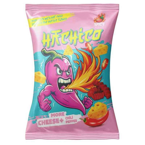 Hachico Hot Cheese & Chilli 65g