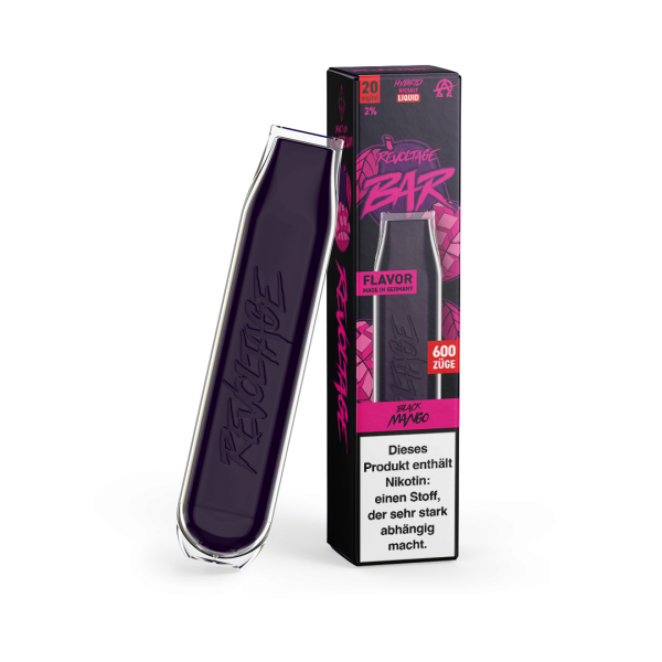 Revoltage Einweg Vape - 20mg - 600 Züge - Black Mango