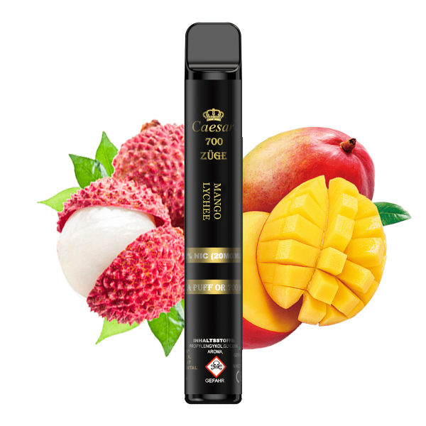 Caesar Vape 700 Züge 20mg - Mango Lychee