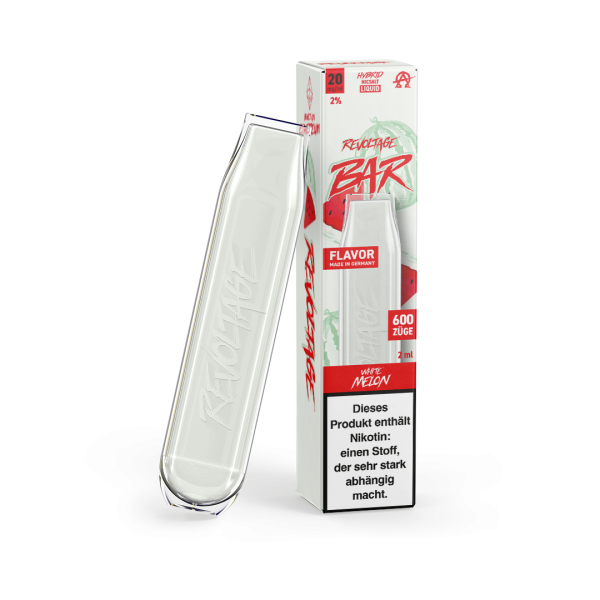 Revoltage Einweg Vape - 20mg - 600 Züge - White Melon
