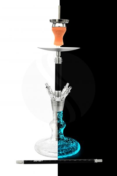 Skynet Shisha | C4 Carbonia Shisha-Black