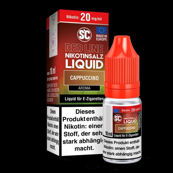 SC - Red Line - Cappuccino - 20 mg - Nikotinsalz Liquid