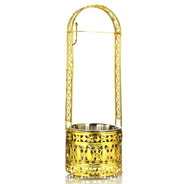 CRT Kohlekorb Gold