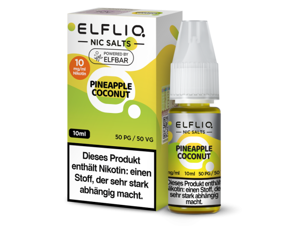 Elf Bar - ElfLiq 10ml - 10mg - Pineapple Coconut