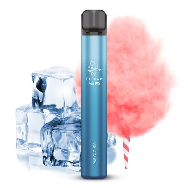 Elfbar 600 V2 Einweg E-Shisha 20mg - P&B Cloudd ( Cotton Candy Ice)