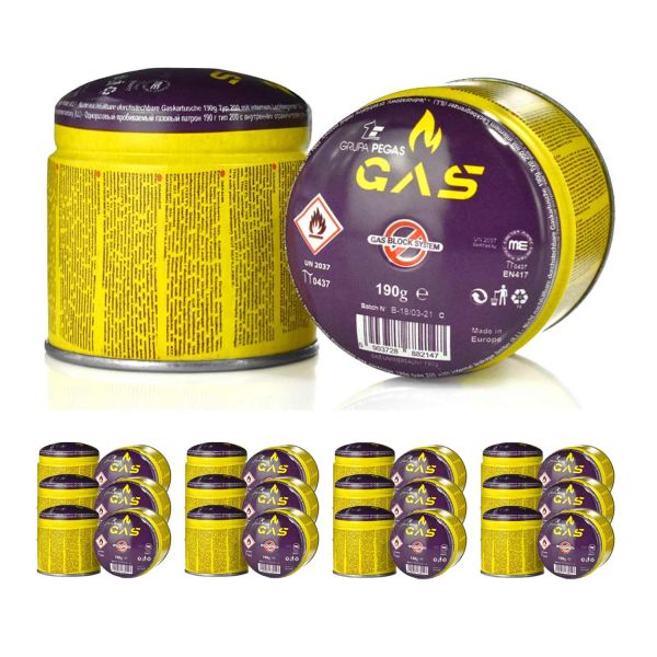 Pegas Gaskartuschen - Set 6x