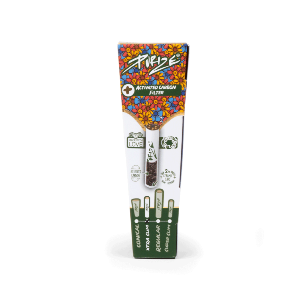 PURIZE PreRolled Cones Xtra Slim + Aktivkohlefilter 3 Stück