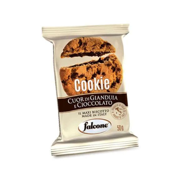 American-Cookie Cuor di Gianduia e Cioccolato 50 g