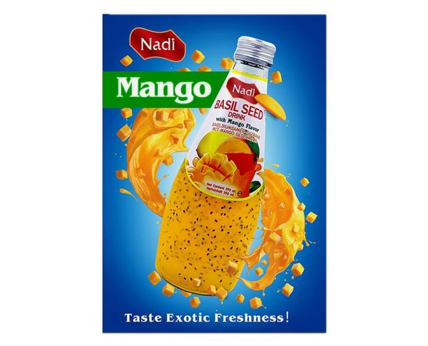 Nadi - Basilikumsamen mit Mango-Geschmack 290 ml