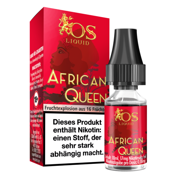 OS - E-Liquid 10ml - 17mg - African Queen