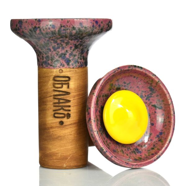Oblako Flow Phunnel Glazed Yellow on Redwood
